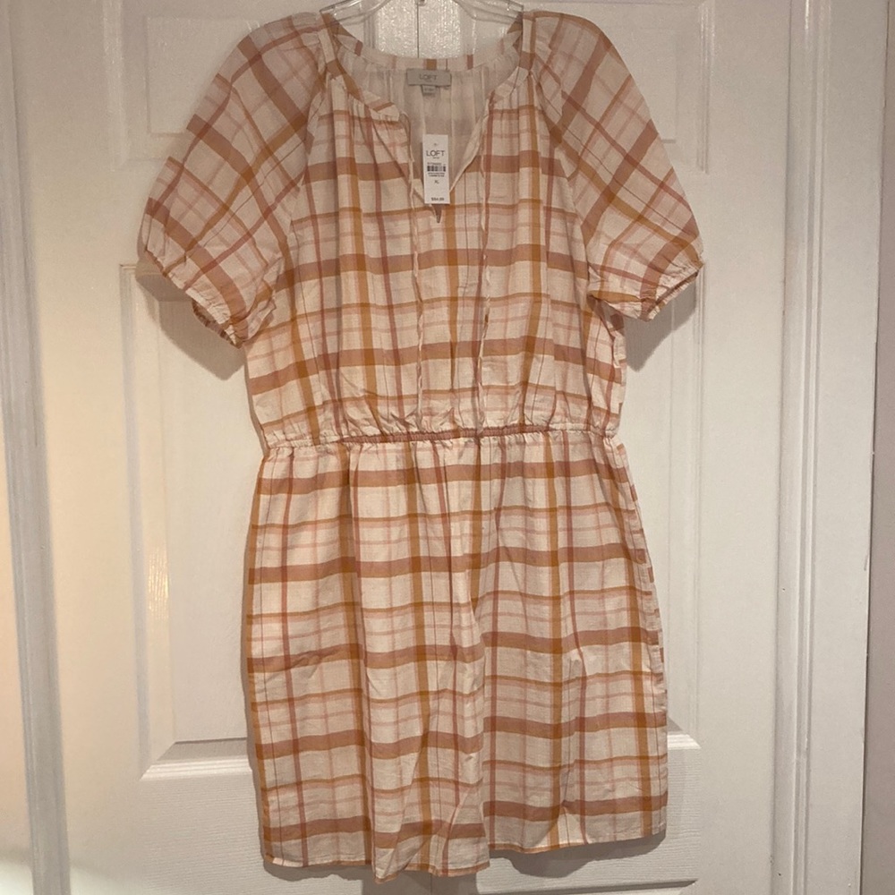 Loft Plaid Dress